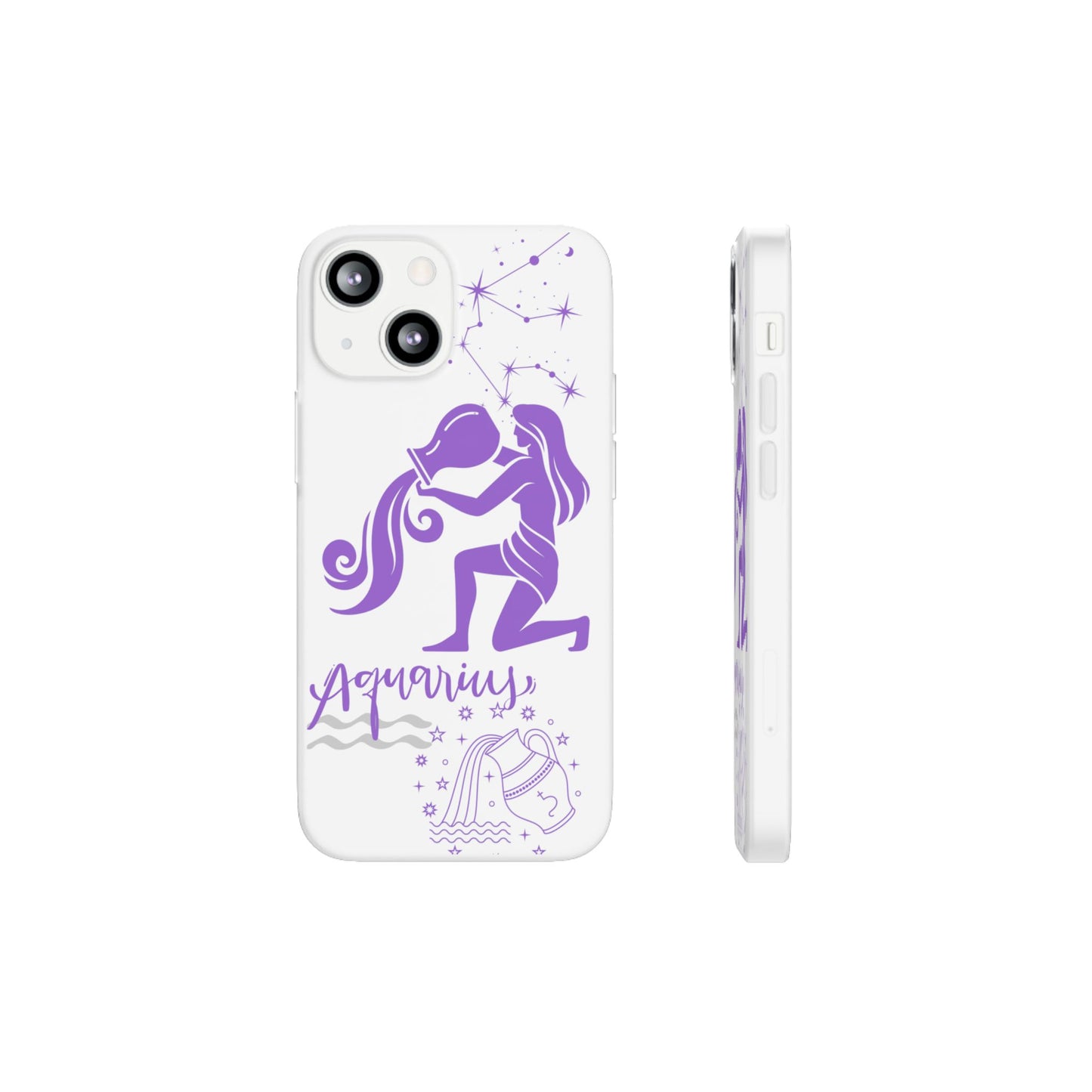 Aquarius Zodiac | Phone Cases | Clear