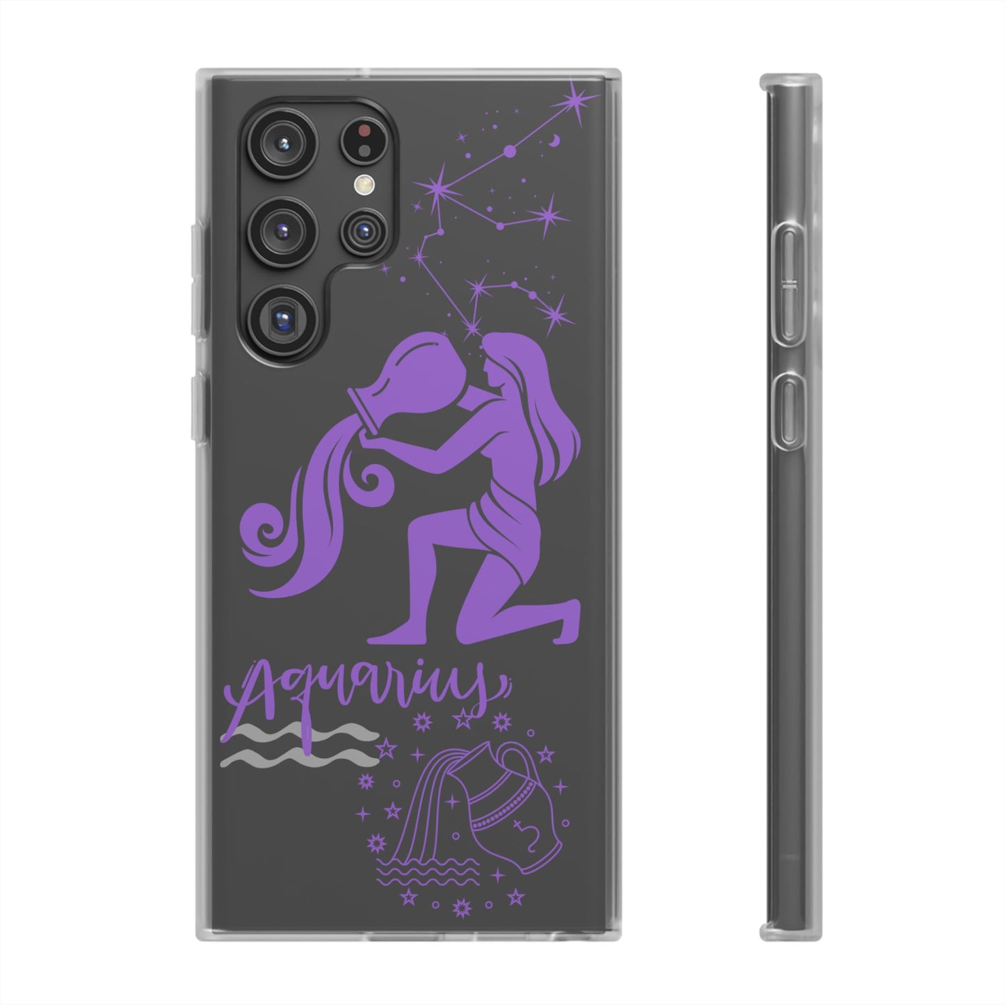 Aquarius Zodiac | Phone Cases | Clear