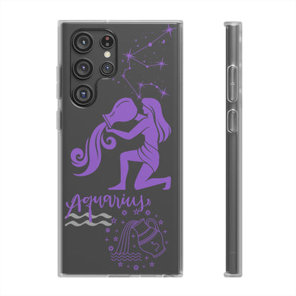 Aquarius Zodiac | Phone Cases | Clear - Phone Case - Totally Bri LLC