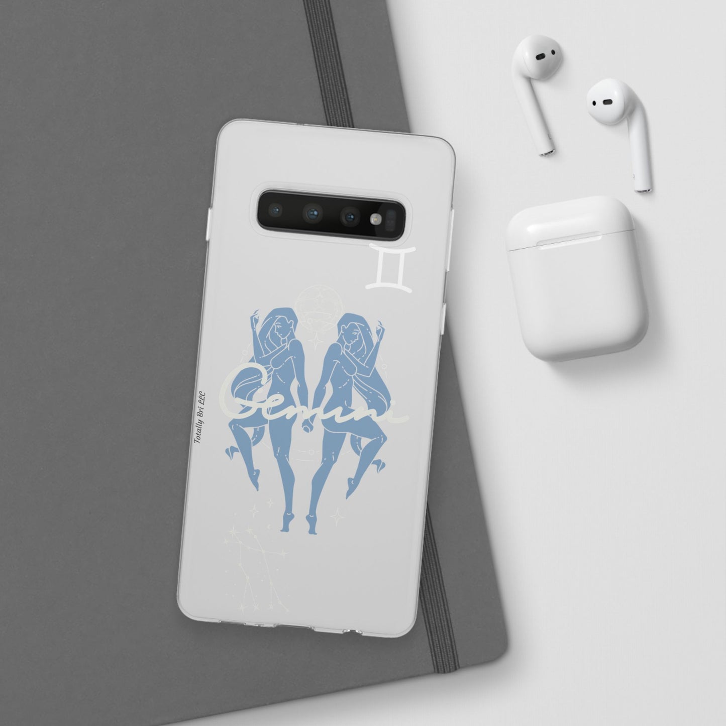 Gemini Zodiac | Phone Cases | Clear - Phone Case - Totally Bri LLC