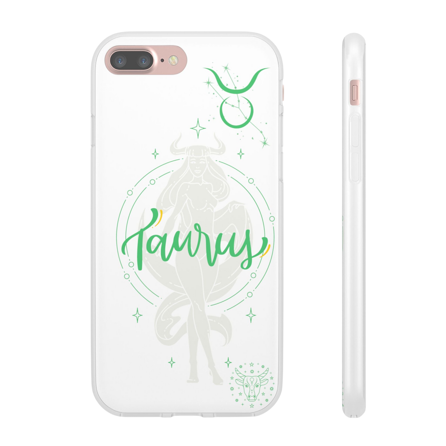 Taurus Zodiac | Phone Cases | Clear - Phone Case - Totally Bri LLC