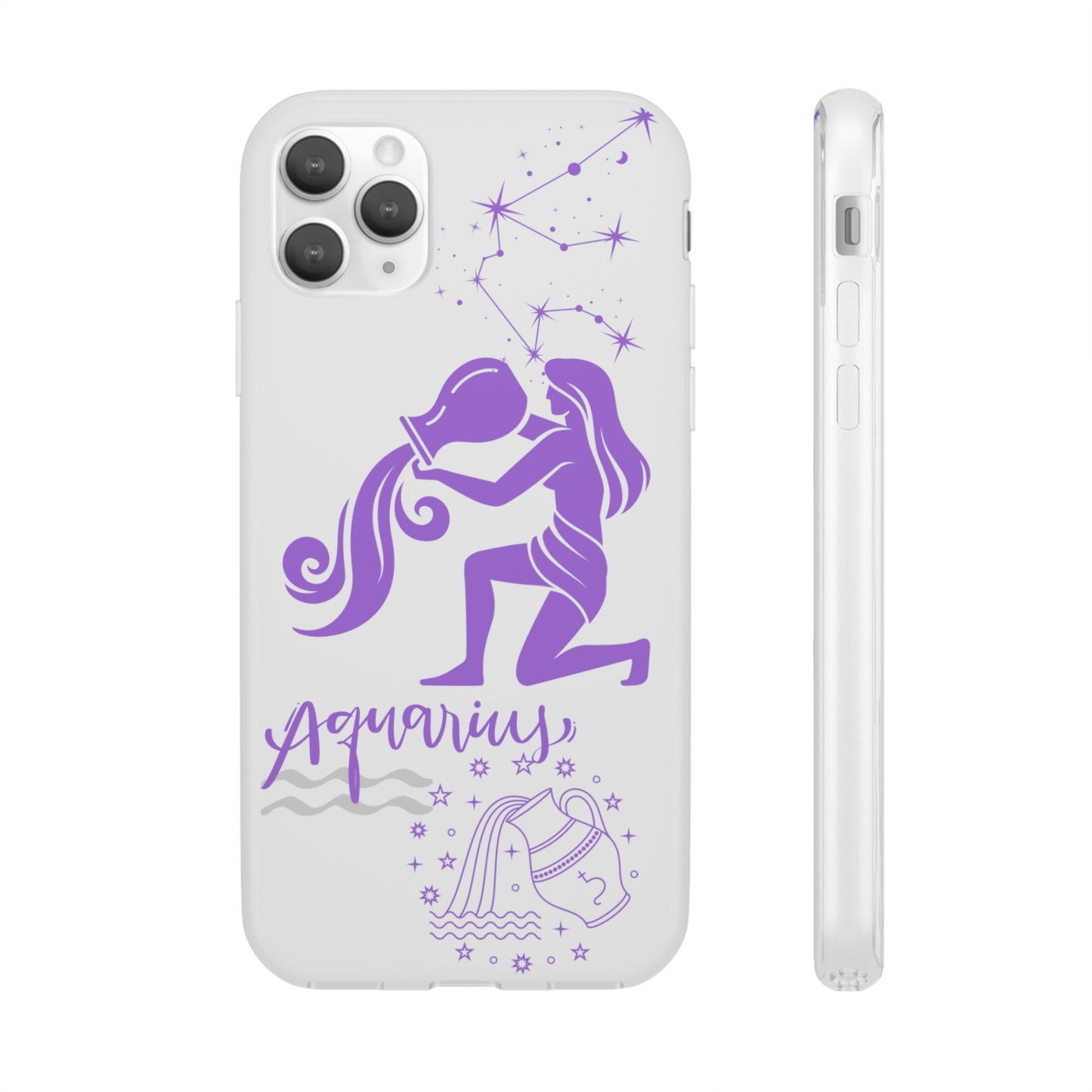 Aquarius Zodiac | Phone Cases | Clear