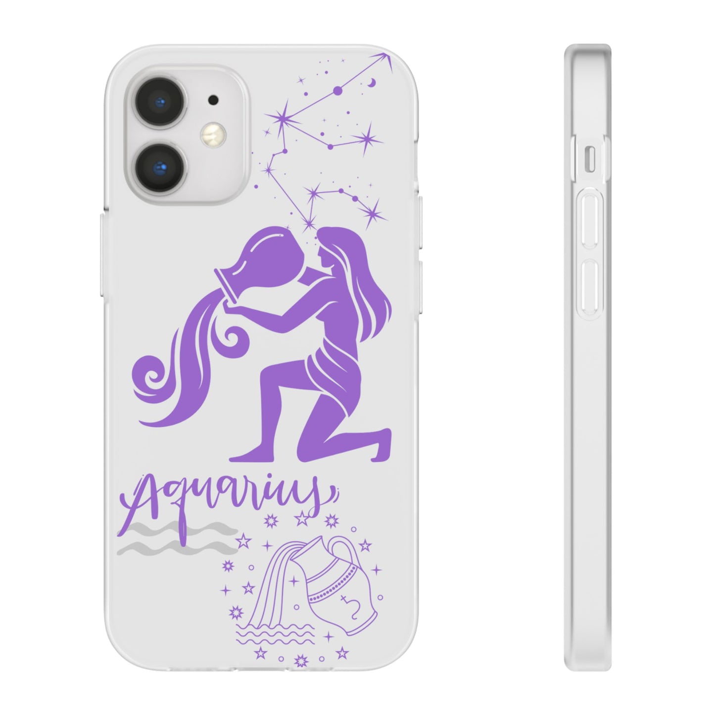 Aquarius Zodiac | Phone Cases | Clear