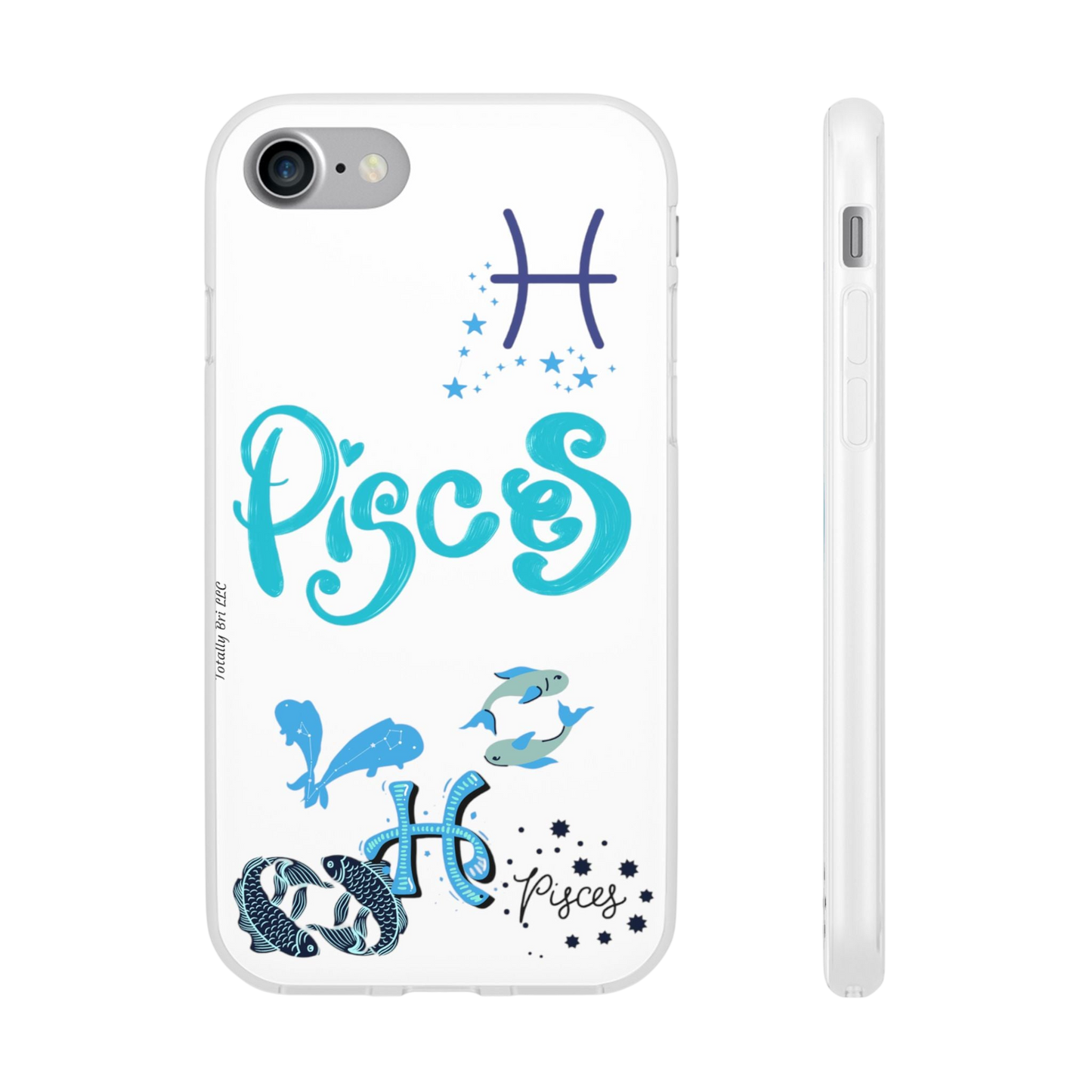 Pisces Zodiac | Phone Cases | Clear - Phone Case - Totally Bri LLC