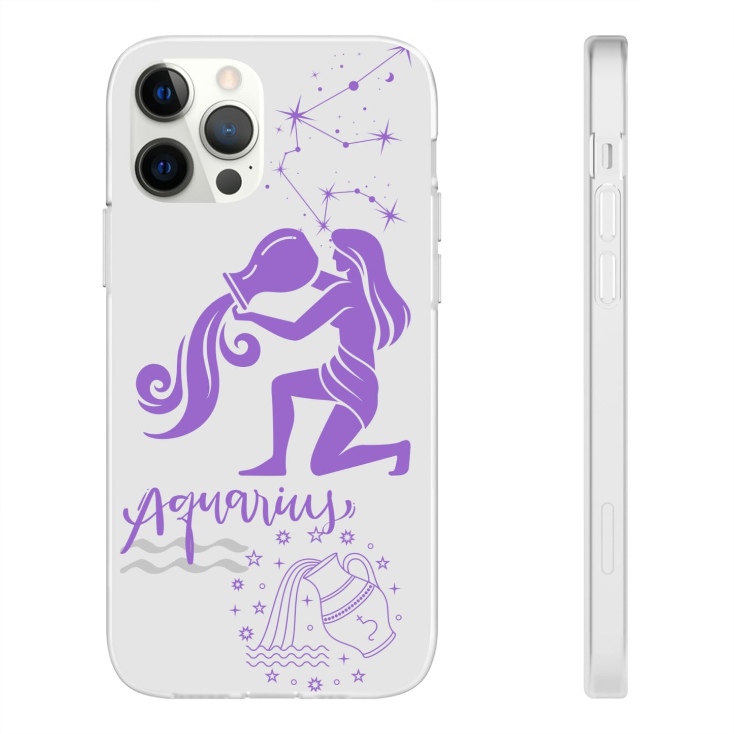 Aquarius Zodiac | Phone Cases | Clear