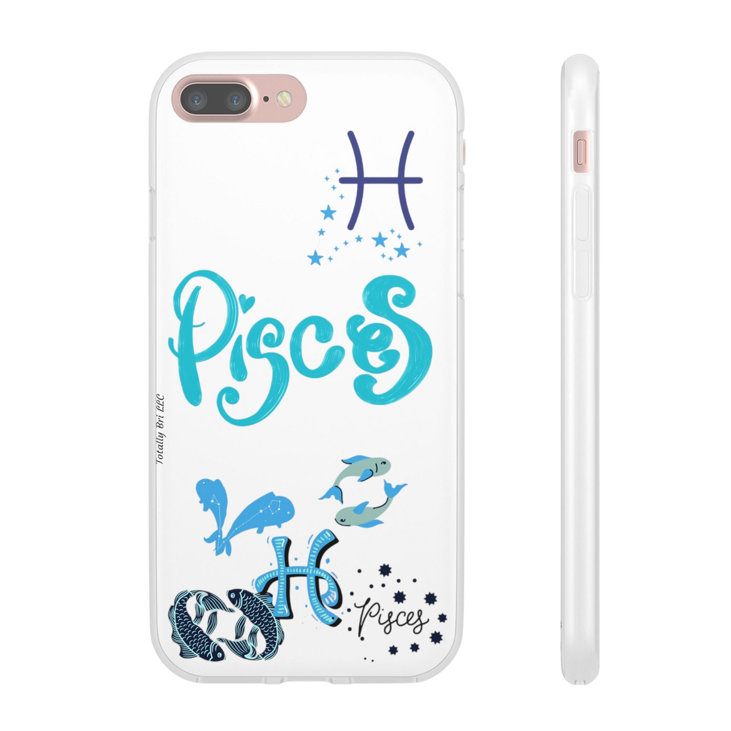 Pisces Zodiac | Phone Cases | Clear - Phone Case - Totally Bri LLC