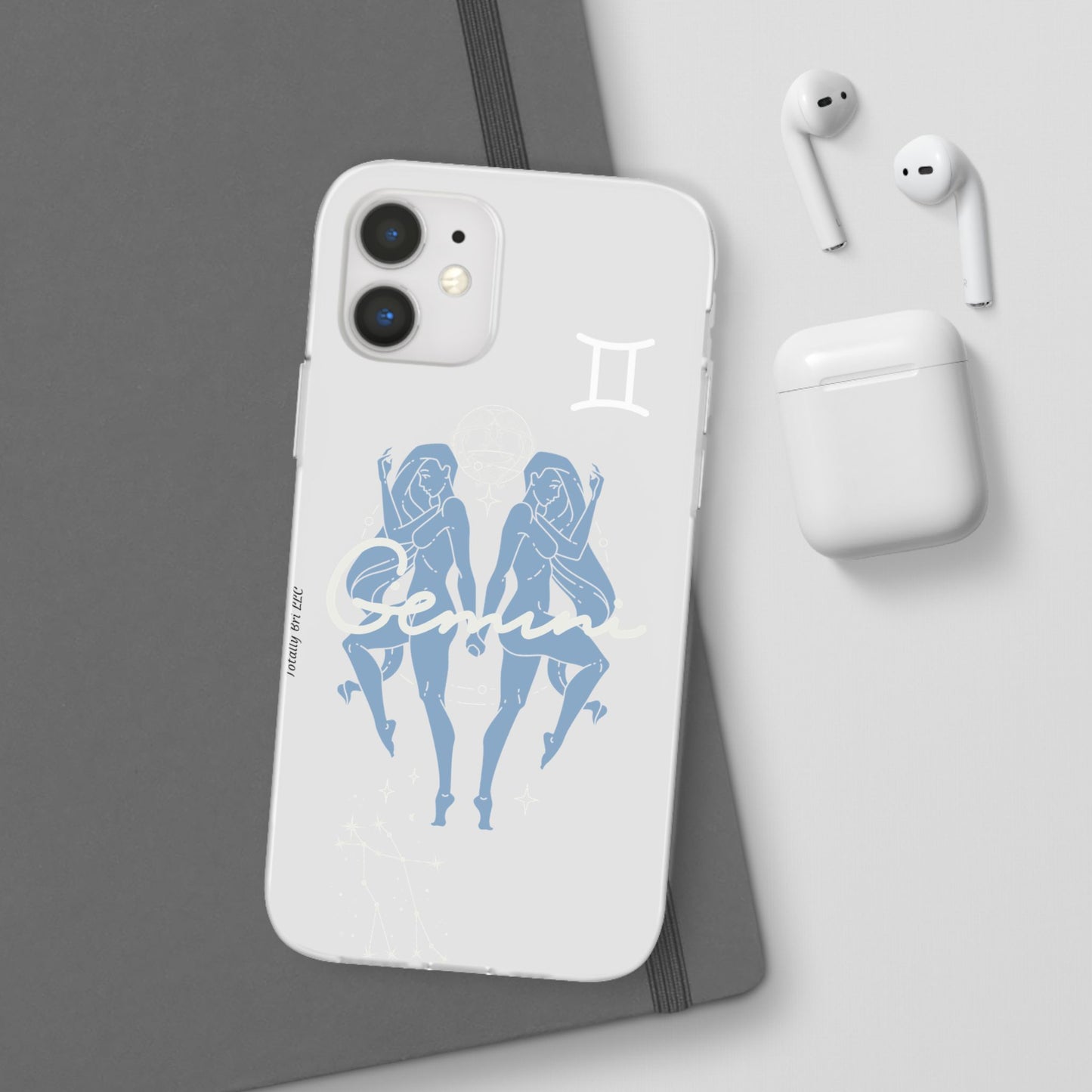 Gemini Zodiac | Phone Cases | Clear - Phone Case - Totally Bri LLC