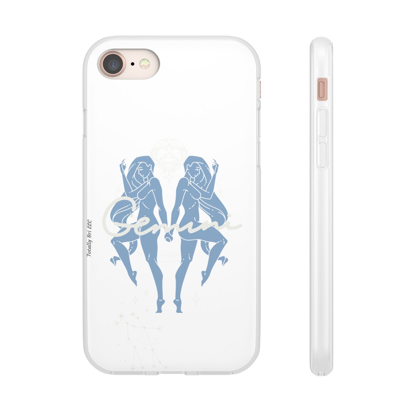 Gemini Zodiac | Phone Cases | Clear - Phone Case - Totally Bri LLC