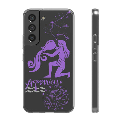 Aquarius Zodiac | Phone Cases | Clear - Phone Case - Totally Bri LLC