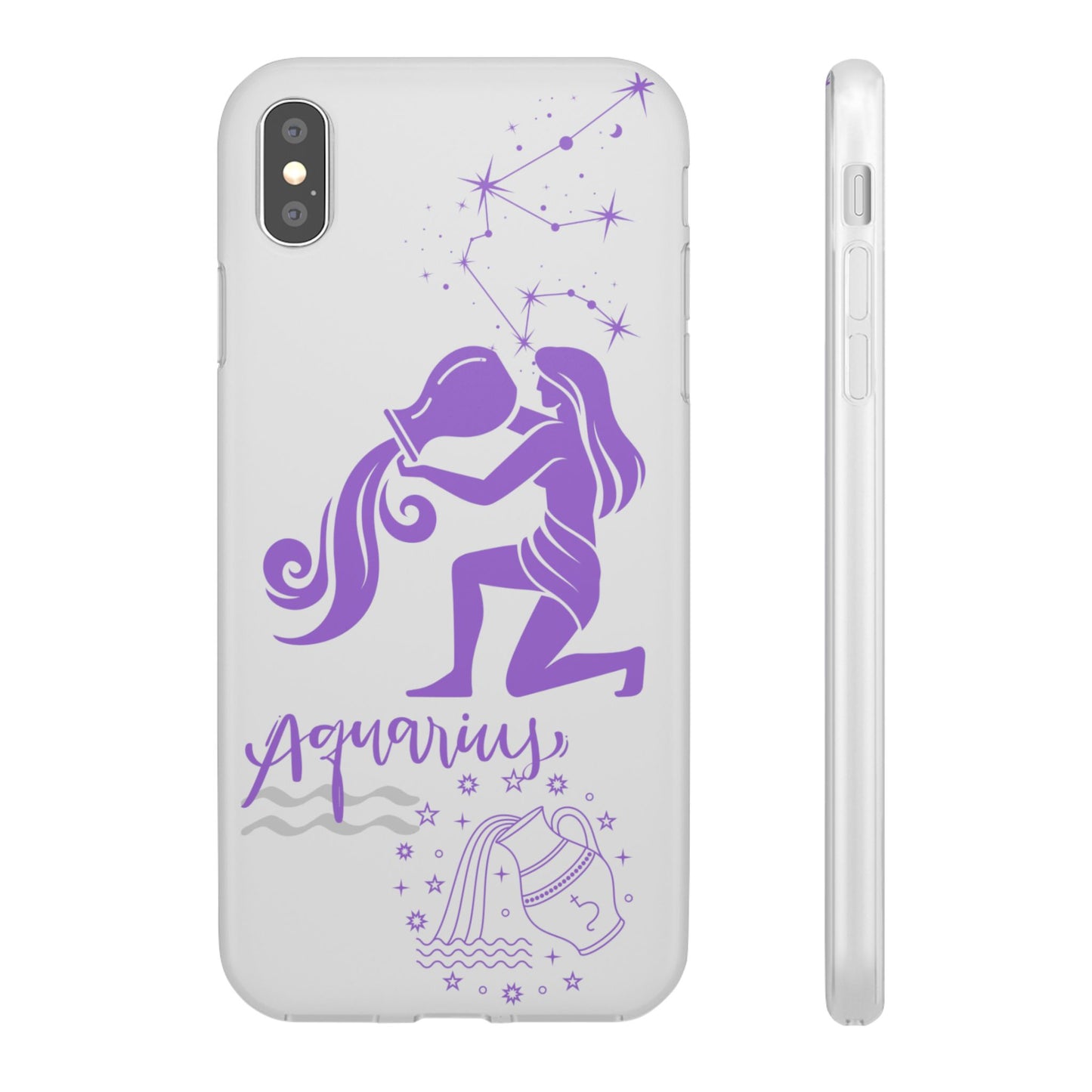 Aquarius Zodiac | Phone Cases | Clear