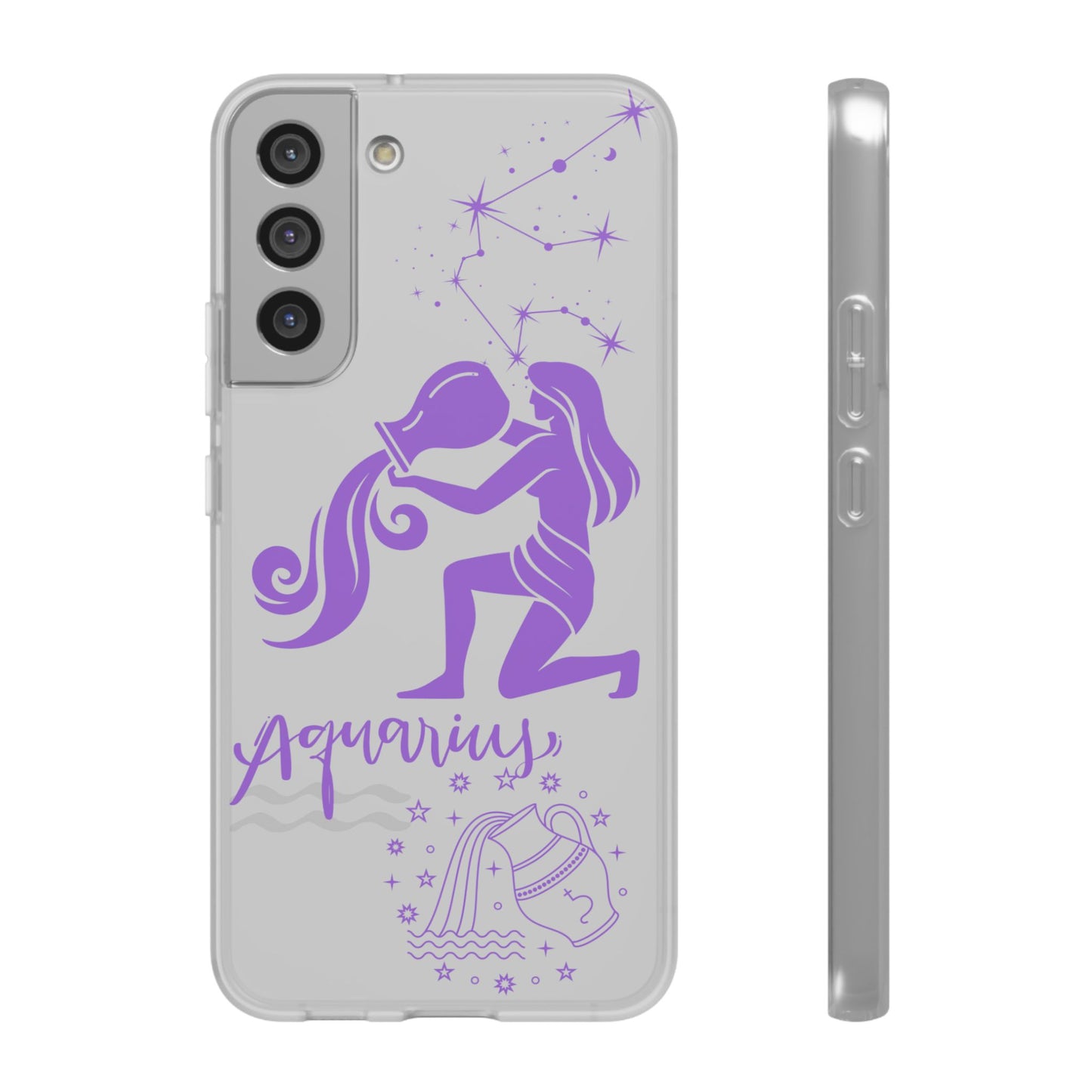 Aquarius Zodiac | Phone Cases | Clear