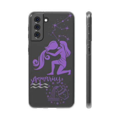 Aquarius Zodiac | Phone Cases | Clear - Phone Case - Totally Bri LLC