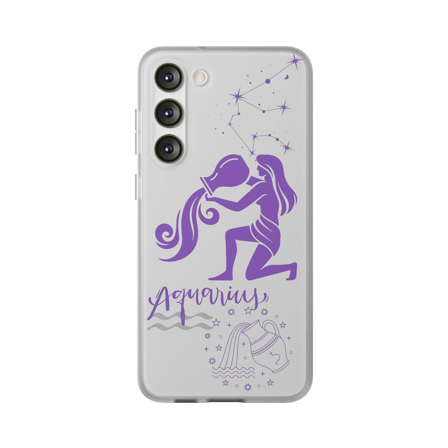 Aquarius Zodiac | Phone Cases | Clear