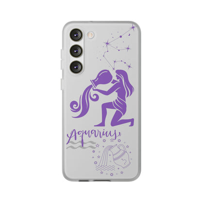 Aquarius Zodiac | Phone Cases | Clear - Phone Case - Totally Bri LLC