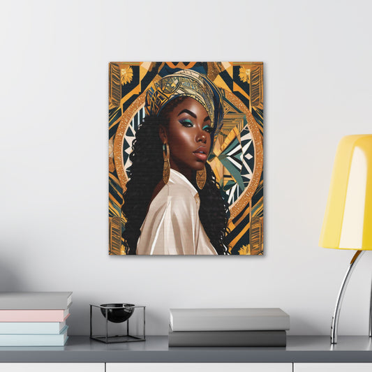 African Black Girl Art | Canvas Wraps