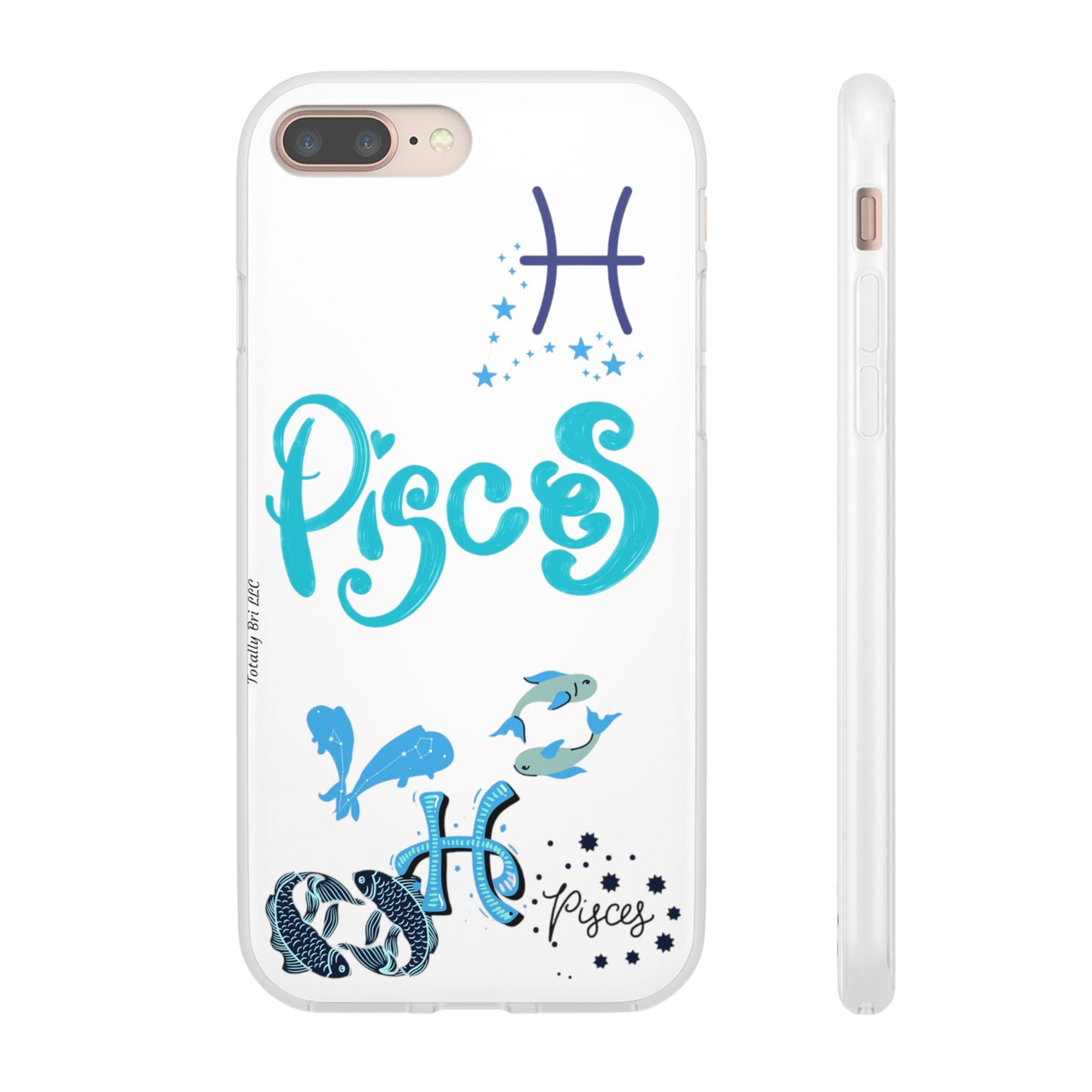 Pisces Zodiac | Phone Cases | Clear - Phone Case - Totally Bri LLC