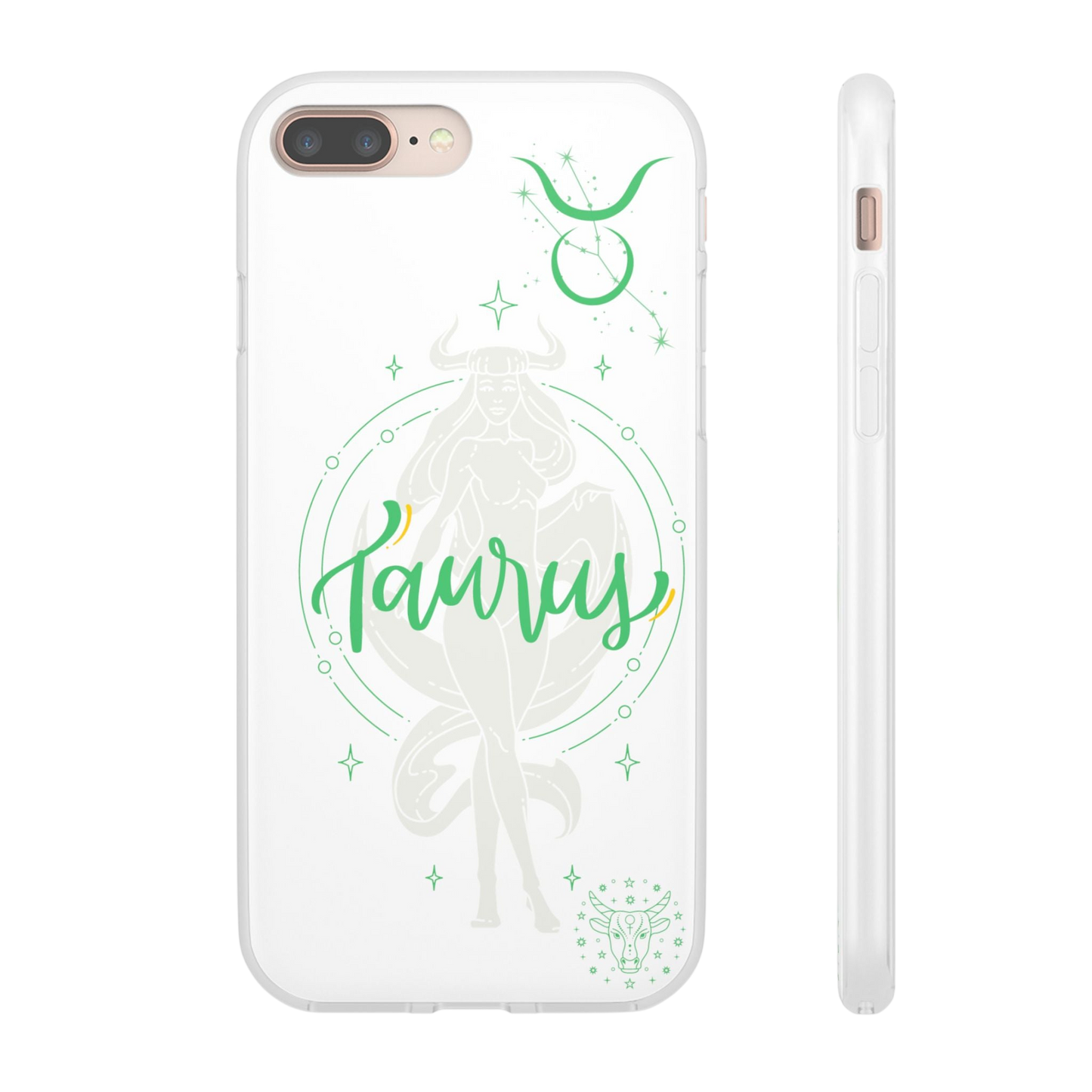 Taurus Zodiac | Phone Cases | Clear - Phone Case - Totally Bri LLC