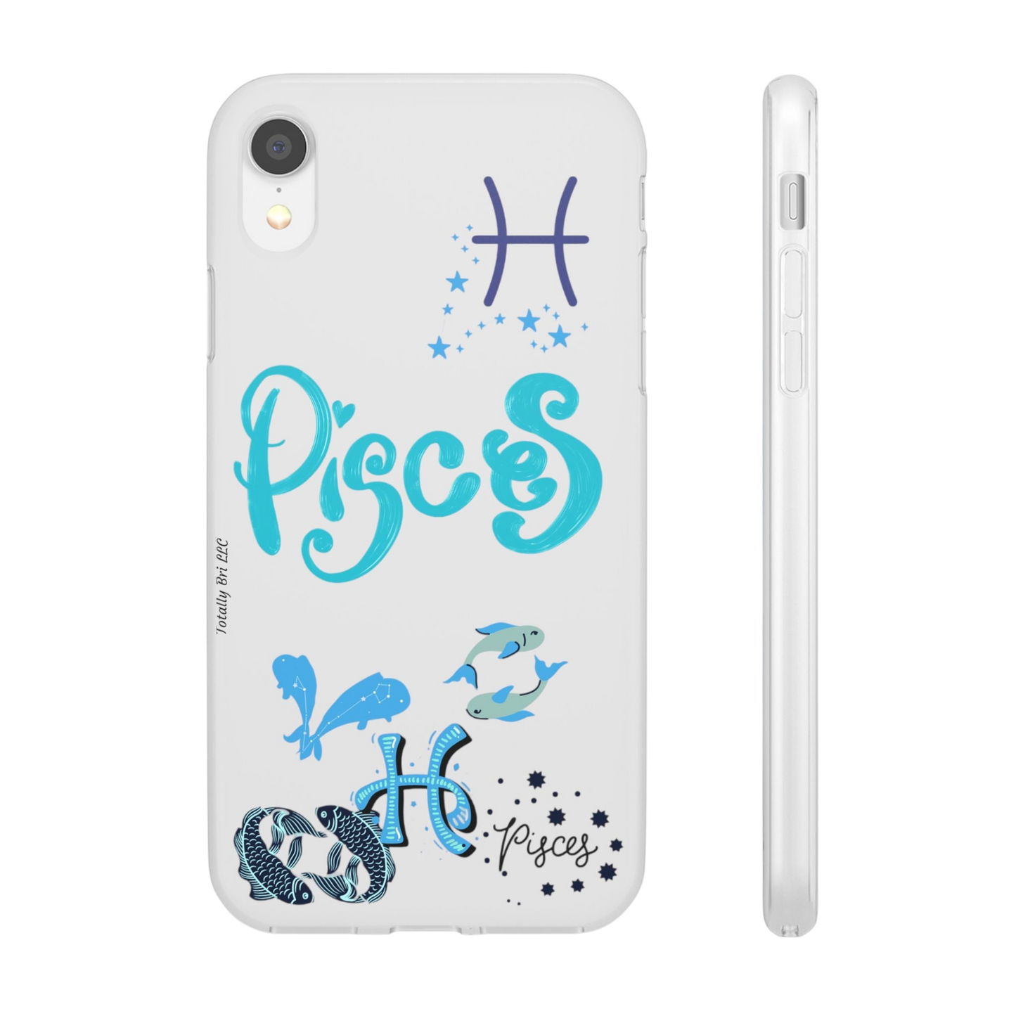 Pisces Zodiac | Phone Cases | Clear - Phone Case - Totally Bri LLC