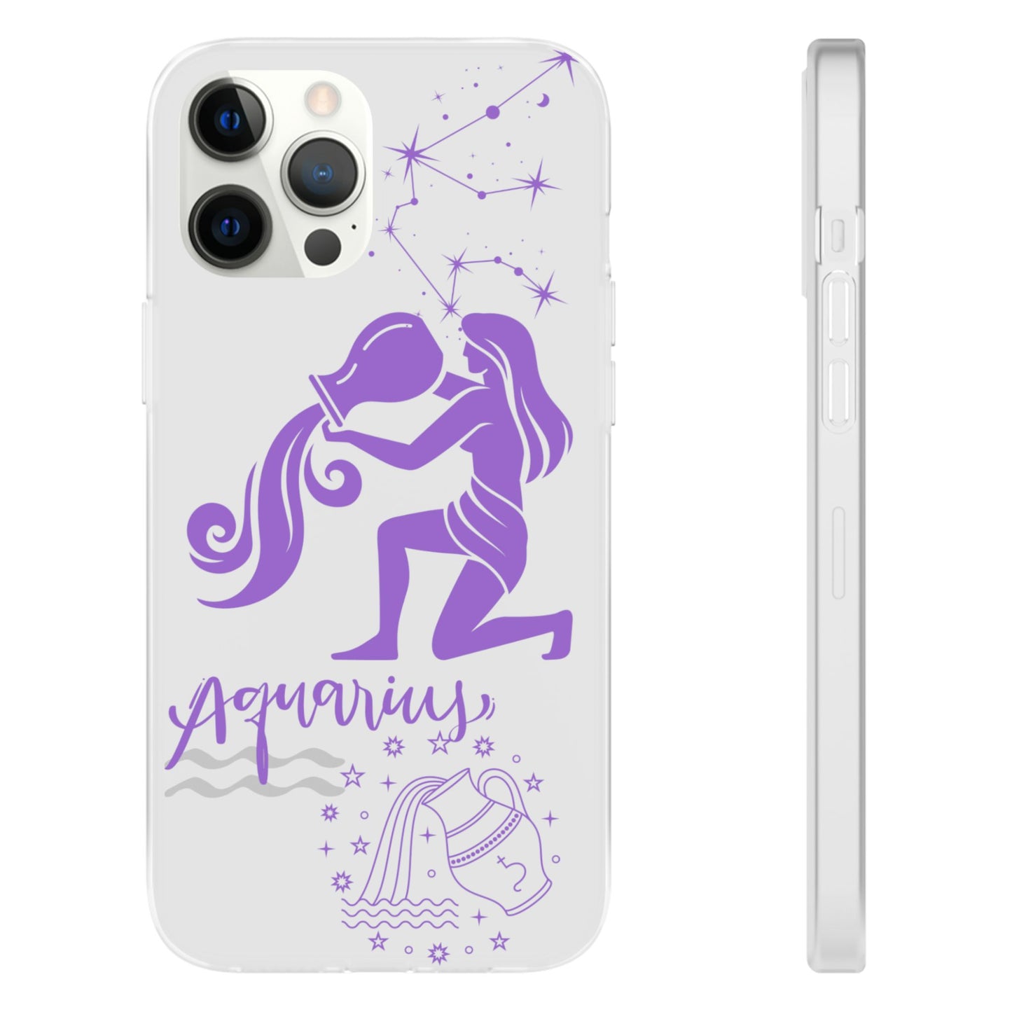 Aquarius Zodiac | Phone Cases | Clear