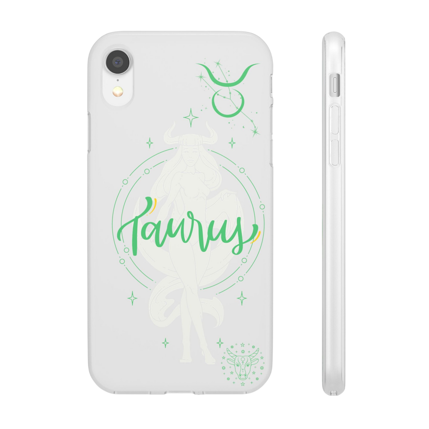 Taurus Zodiac | Phone Cases | Clear - Phone Case - Totally Bri LLC