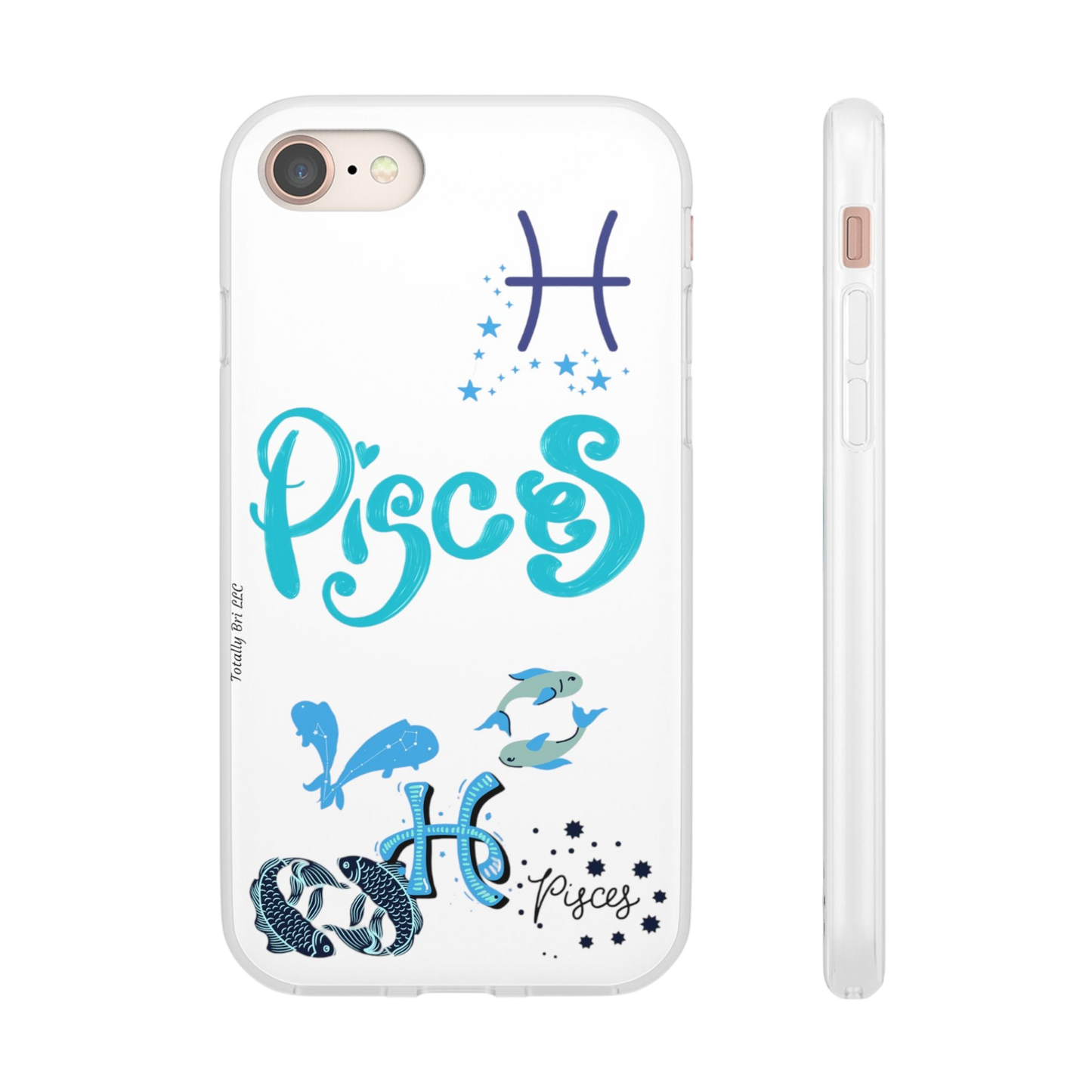 Pisces Zodiac | Phone Cases | Clear - Phone Case - Totally Bri LLC