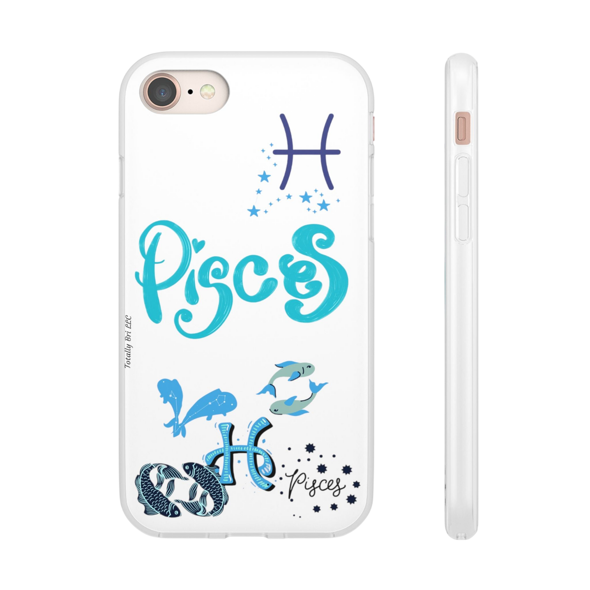 Pisces Zodiac | Phone Cases | Clear - Phone Case - Totally Bri LLC