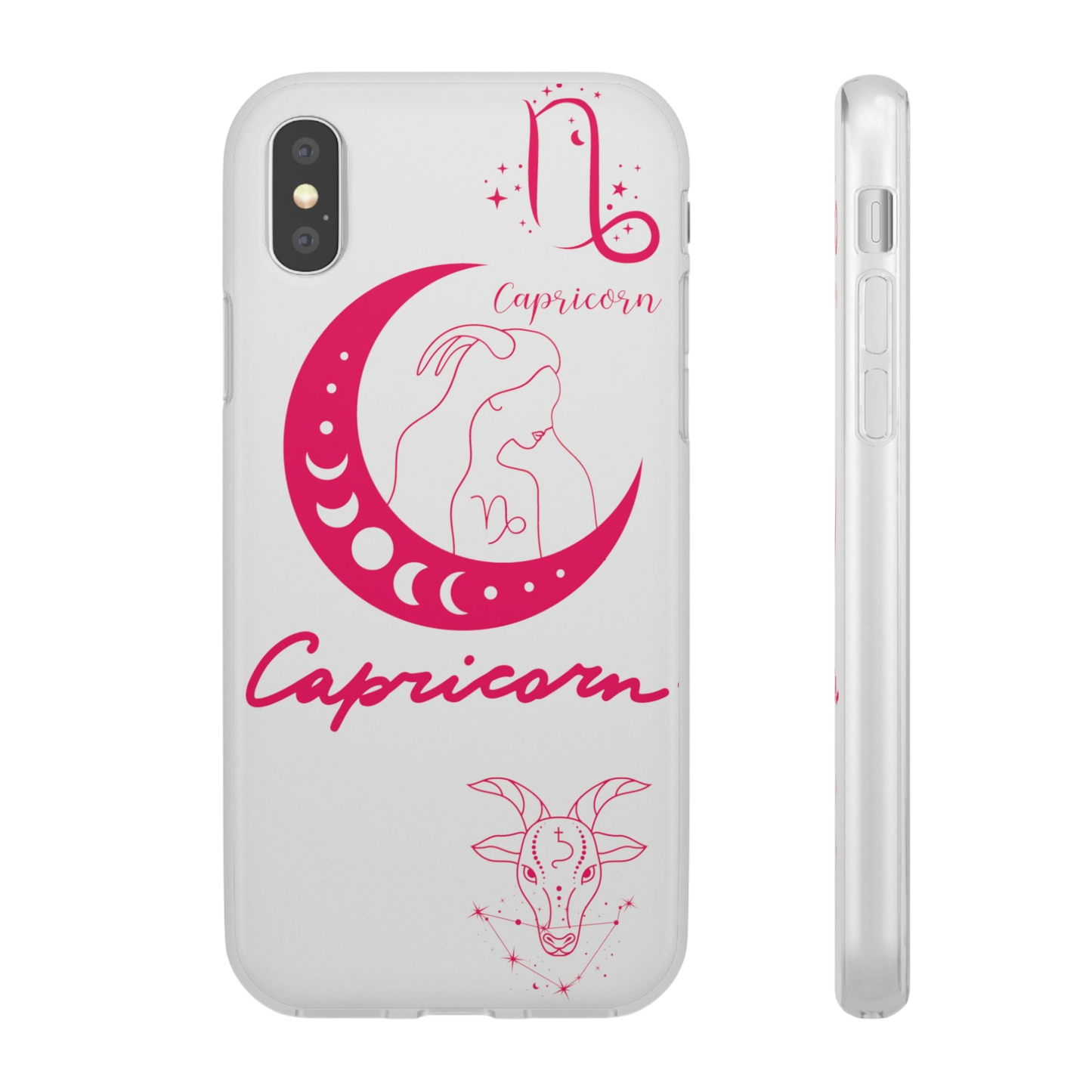 Capricorn Zodiac | Phone Cases | Clear - Phone Case - Totally Bri LLC