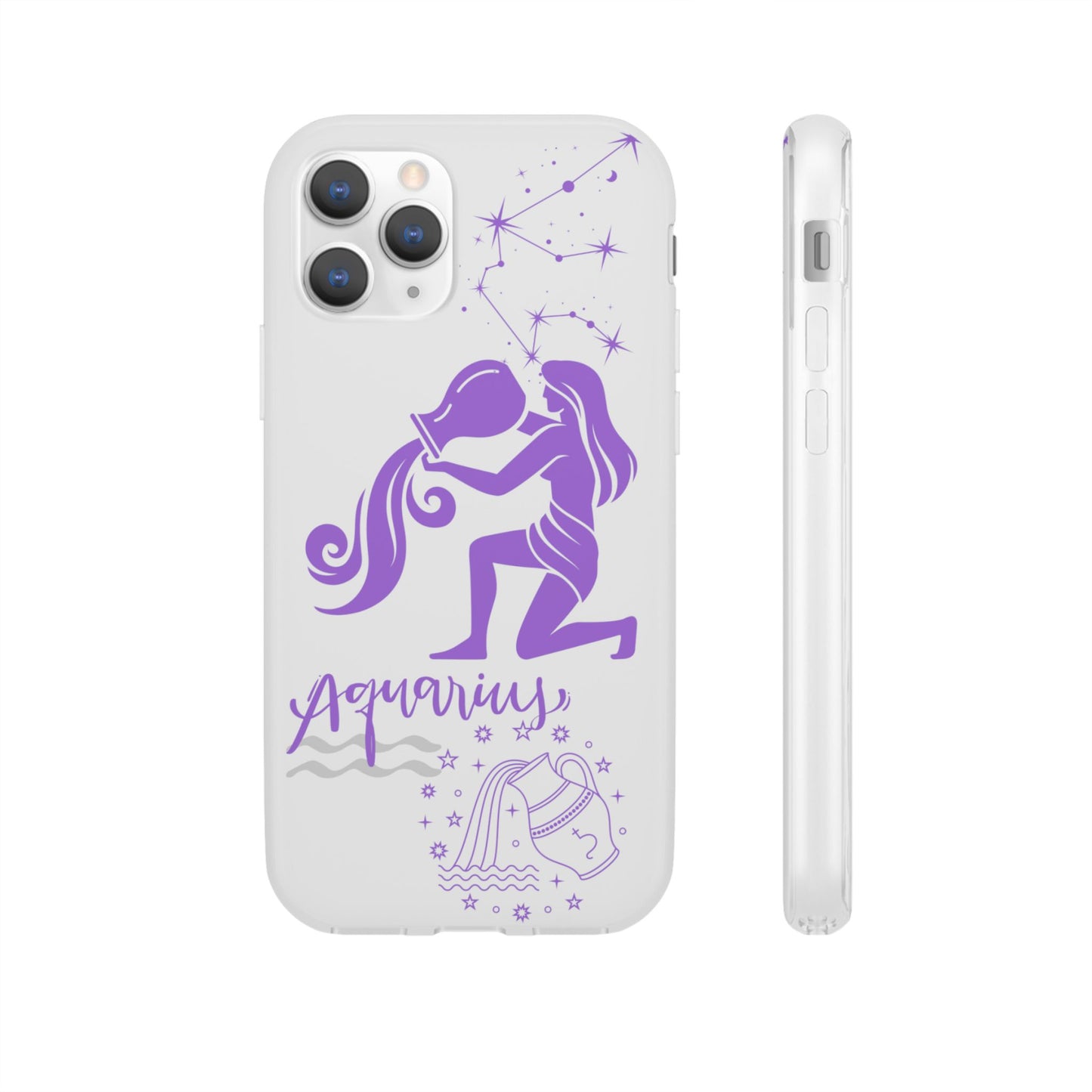 Aquarius Zodiac | Phone Cases | Clear