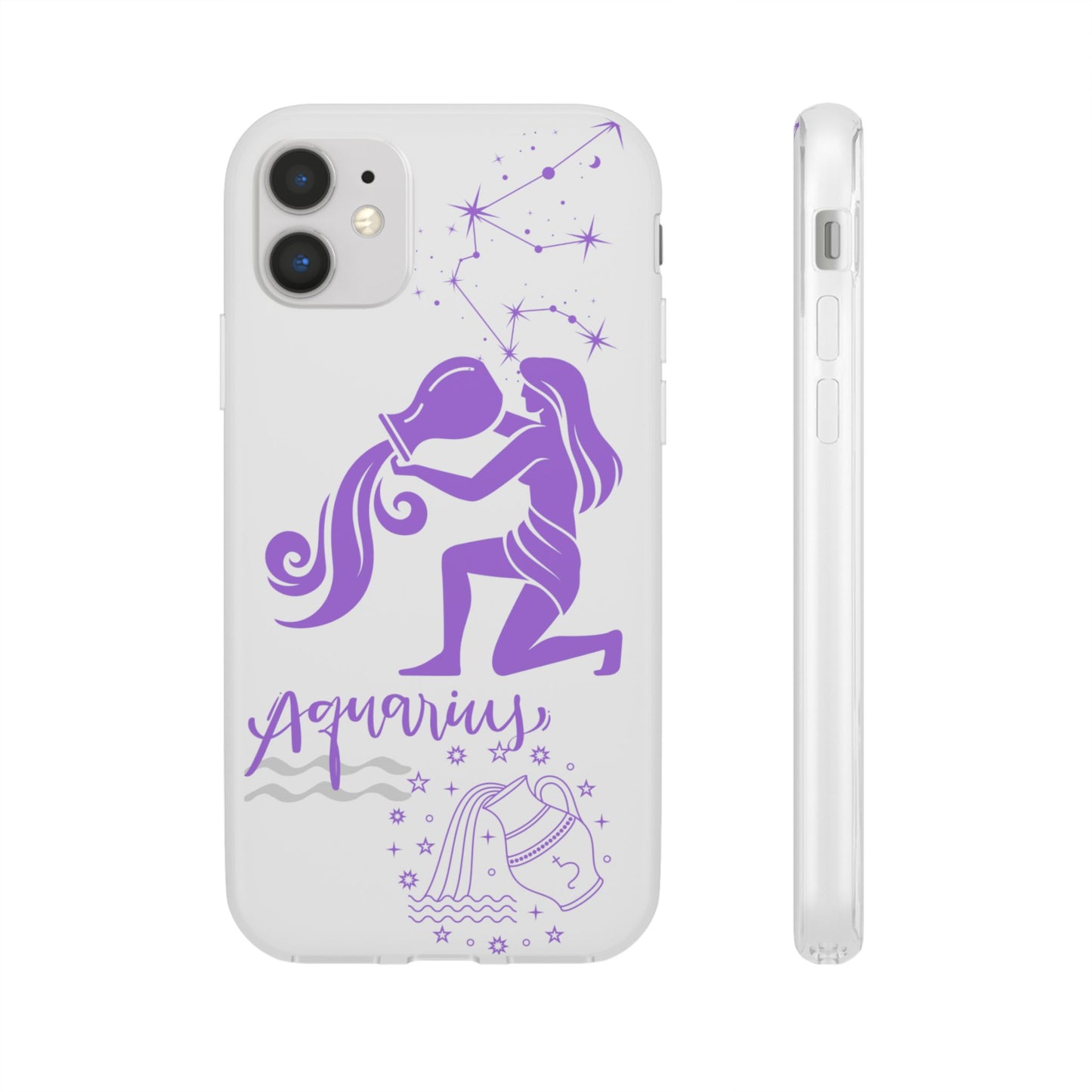 Aquarius Zodiac | Phone Cases | Clear