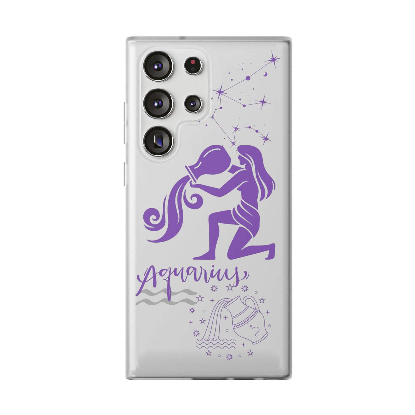 Aquarius Zodiac | Phone Cases | Clear