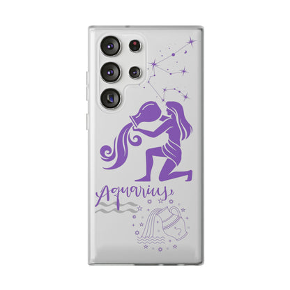 Aquarius Zodiac | Phone Cases | Clear - Phone Case - Totally Bri LLC