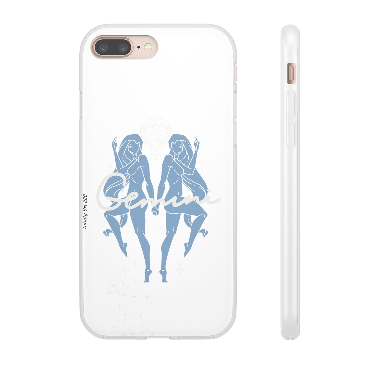 Gemini Zodiac | Phone Cases | Clear - Phone Case - Totally Bri LLC