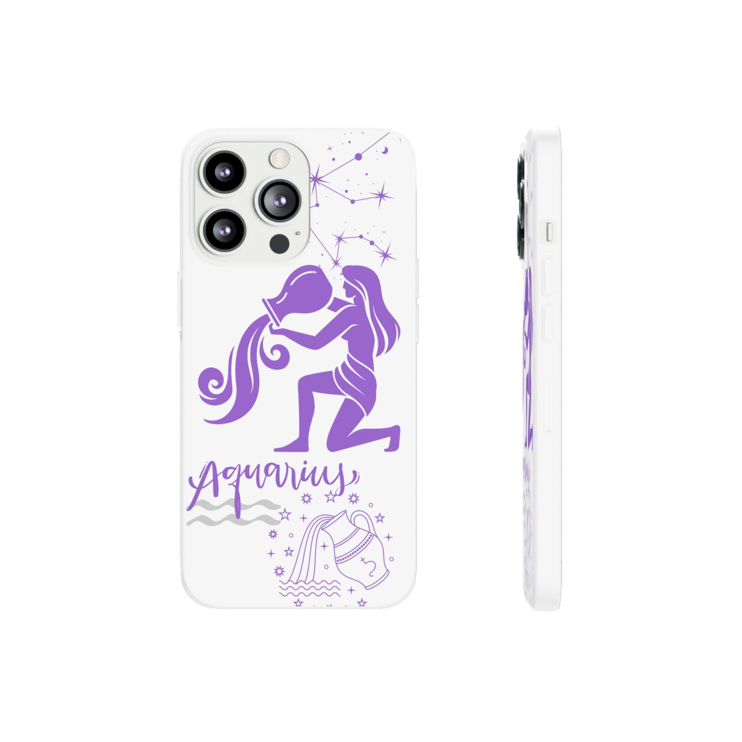 Aquarius Zodiac | Phone Cases | Clear