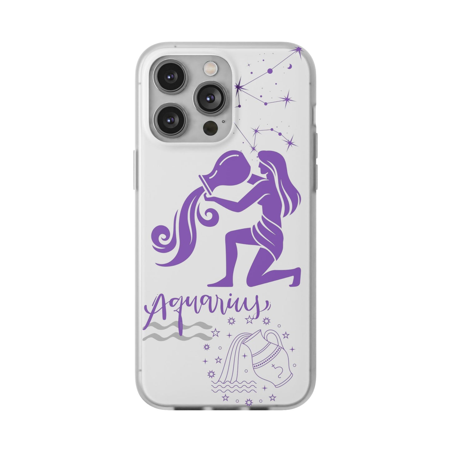 Aquarius Zodiac | Phone Cases | Clear