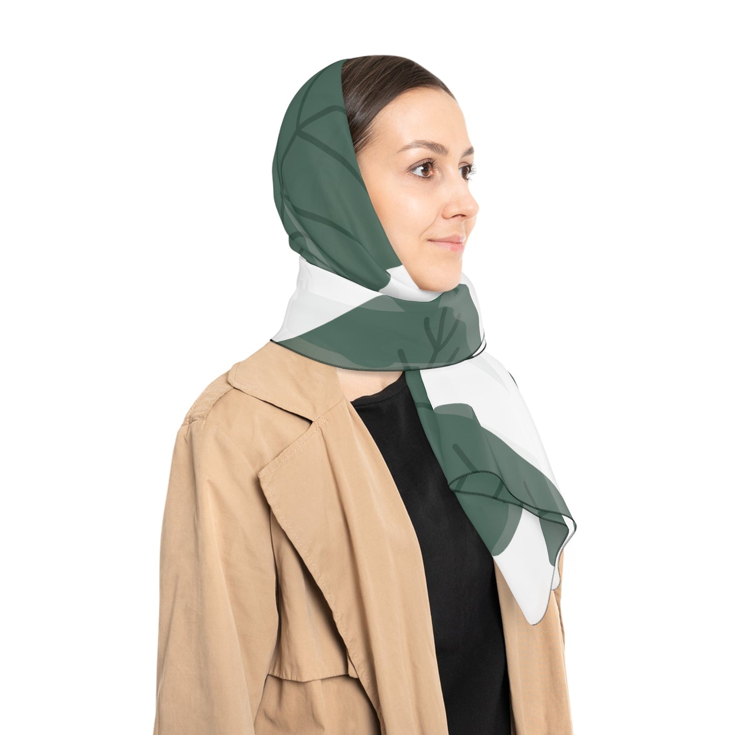 Leafy Luxe Poly Scarf - Accessories - Totally Bri LLC