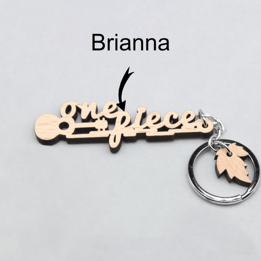 Custom Name Keychain | Fashionable Wood Decoration - keychain - Totally Bri LLC