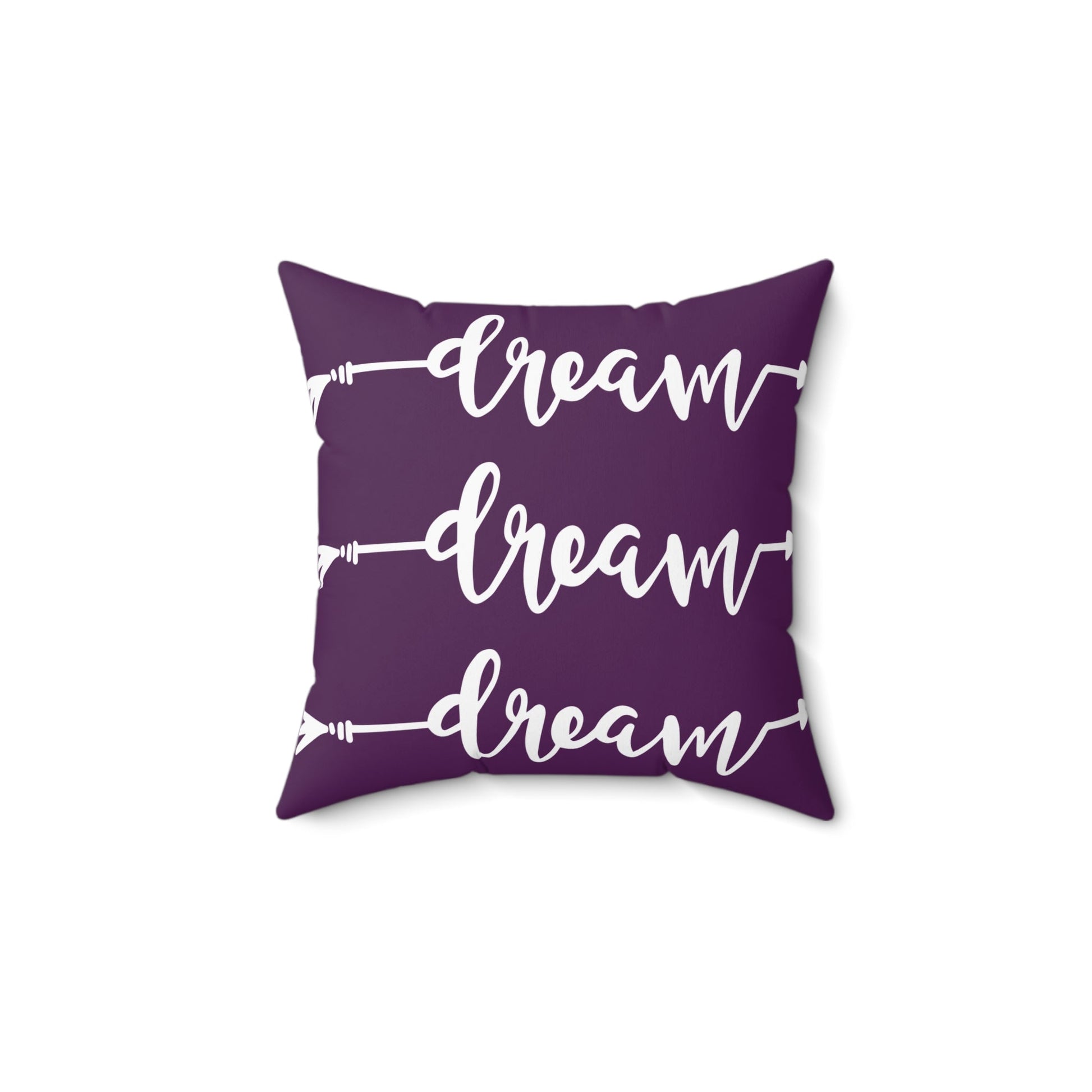 Dream | Square Pillow | Purple - Totally Bri LLC