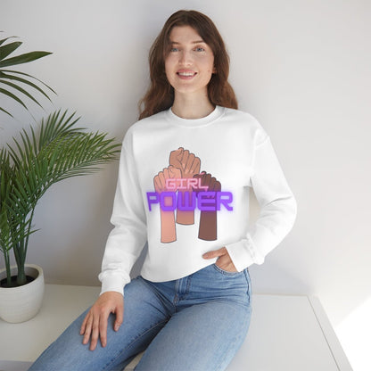 Girl Power | Crewneck Sweatshirt - Sweatshirt - Totally Bri LLC