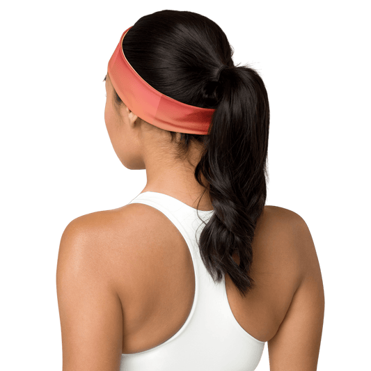 Gradient Peach Headband - Headband - Totally Bri LLC