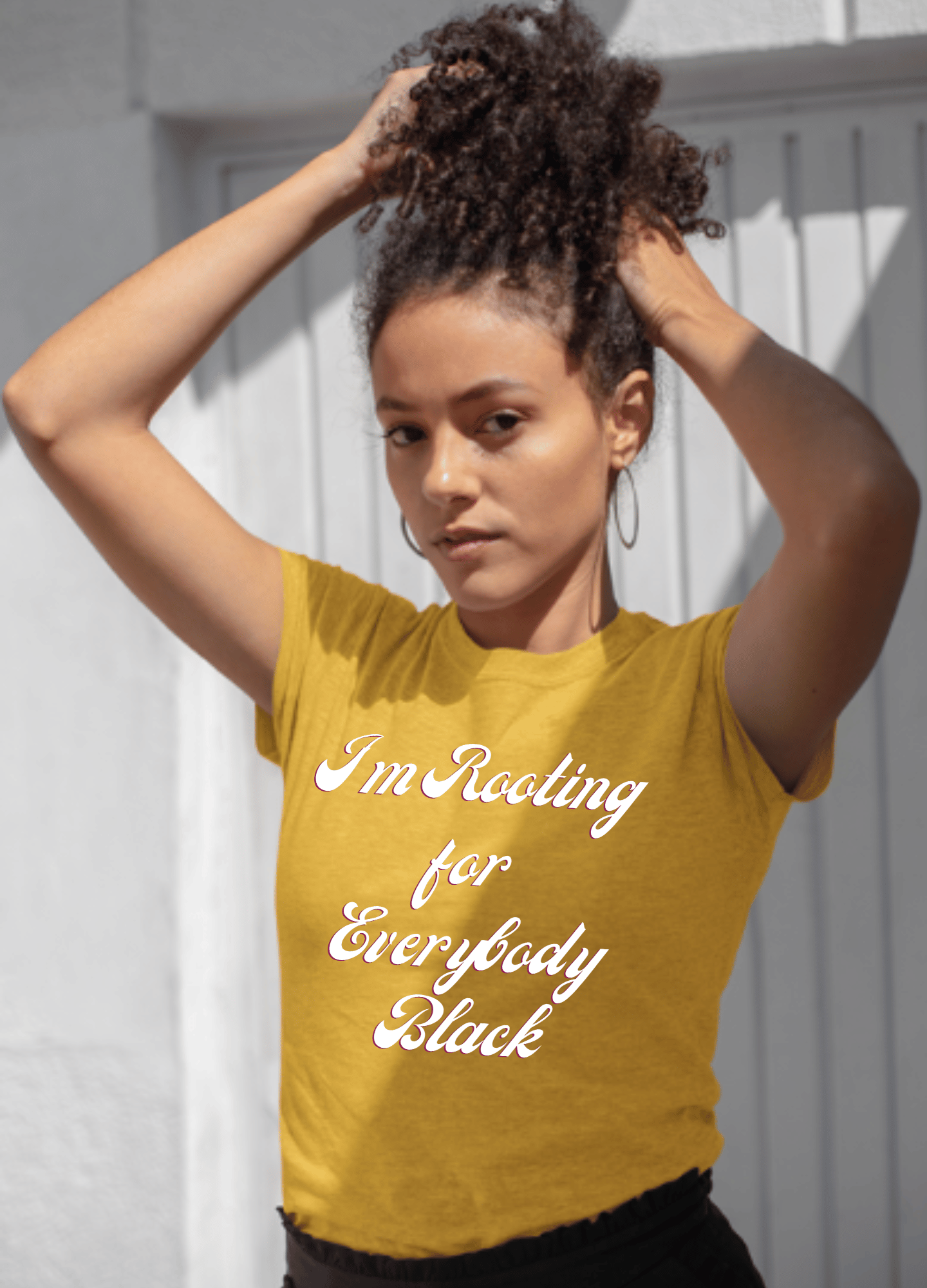 I’m Rooting For Everybody Black| T-Shirt - T-Shirt - Totally Bri LLC