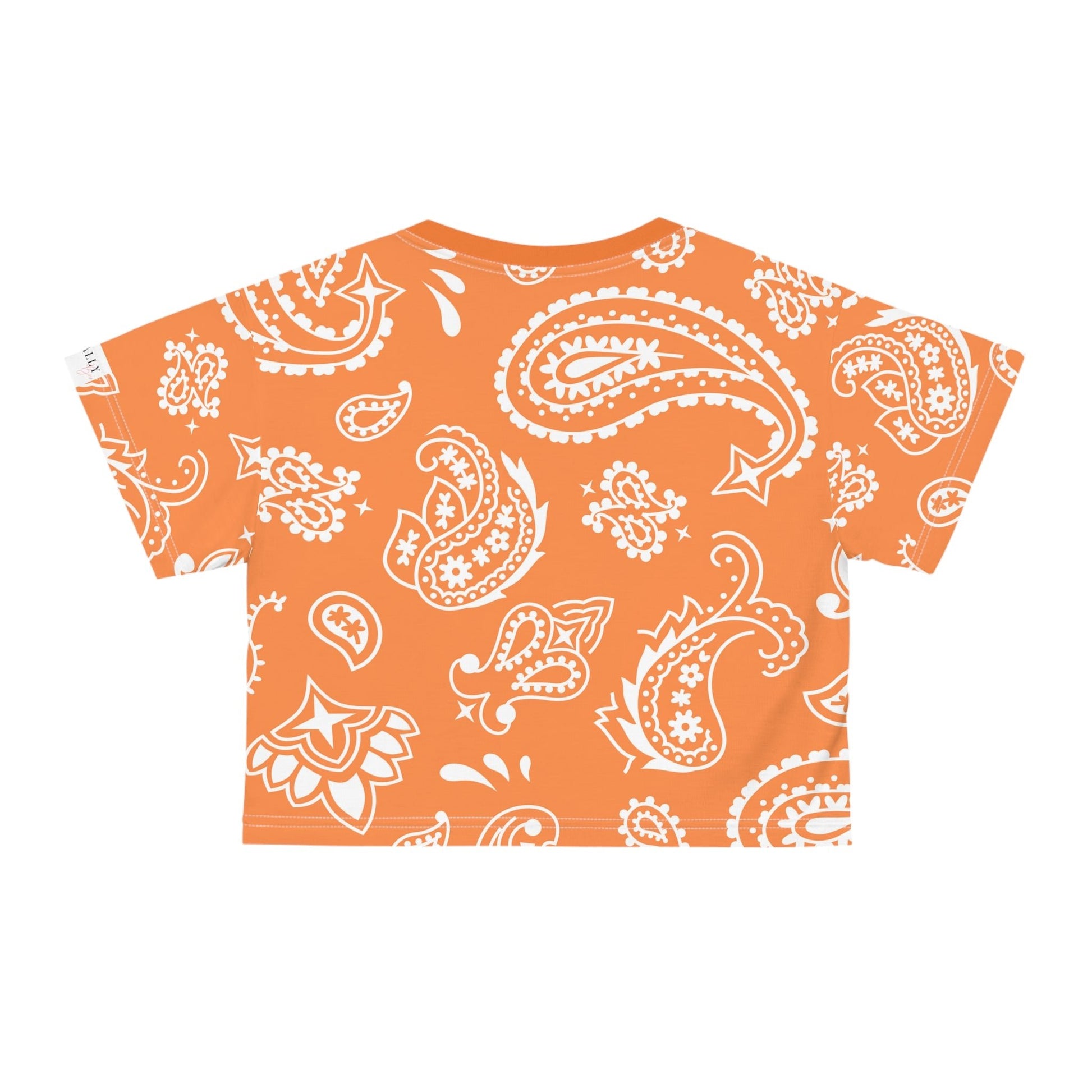 Orange Bandana | Crop Top - Totally Bri LLC