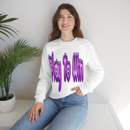 Play To Win | Crewneck Sweatshirt - Sweatshirt - Totally Bri LLC