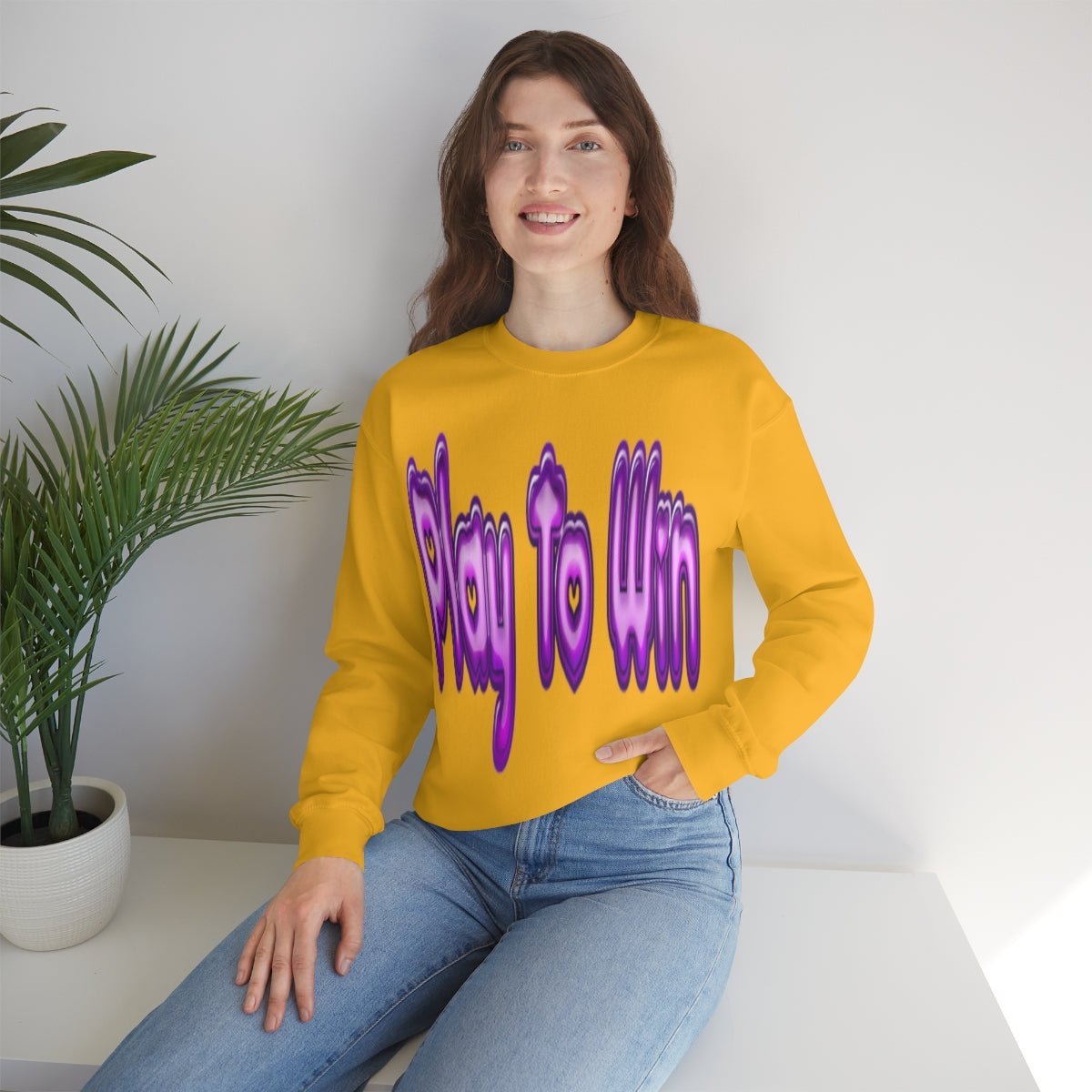 Play To Win | Crewneck Sweatshirt - Sweatshirt - Totally Bri LLC