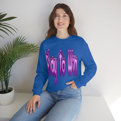 Play To Win | Crewneck Sweatshirt - Sweatshirt - Totally Bri LLC