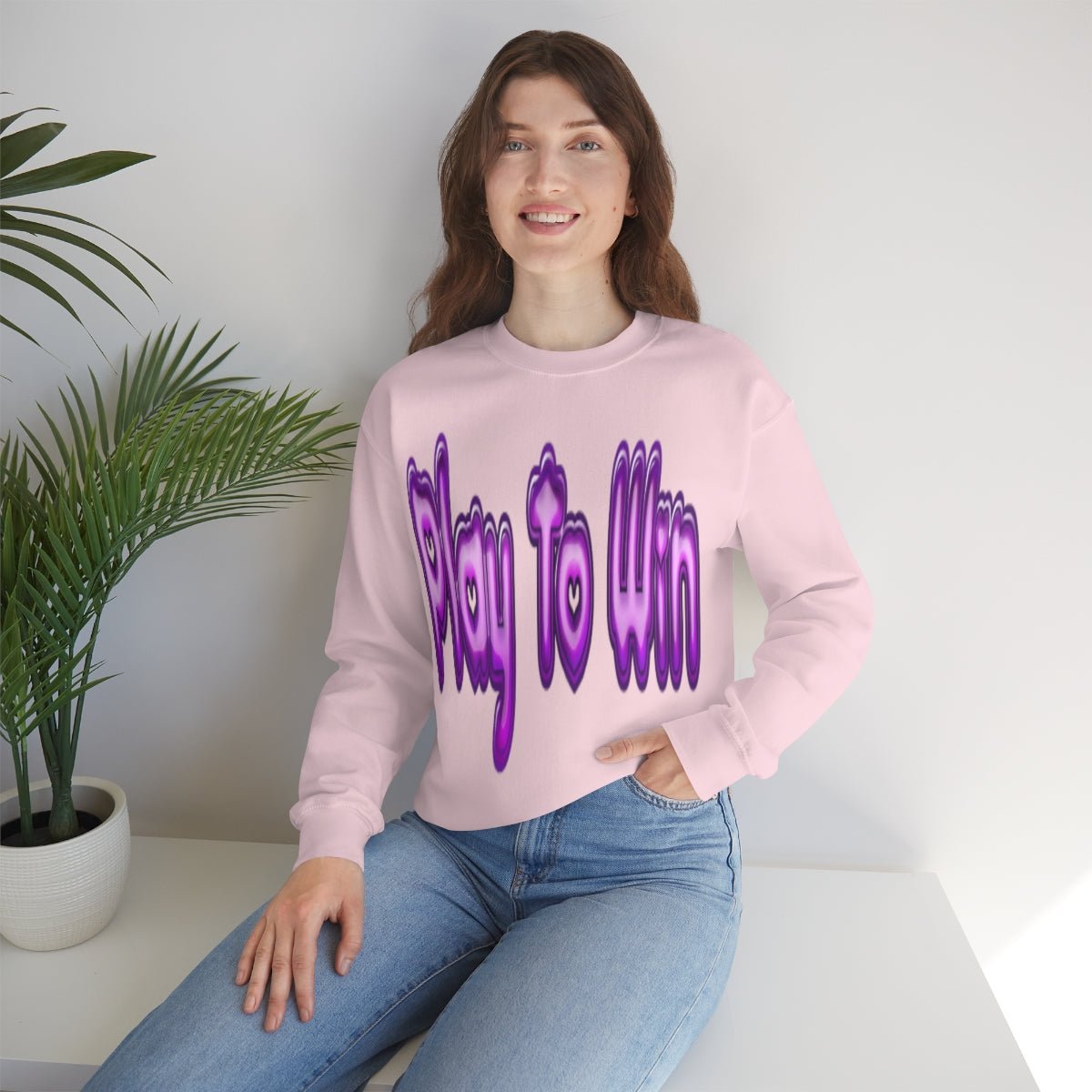 Play To Win | Crewneck Sweatshirt - Sweatshirt - Totally Bri LLC