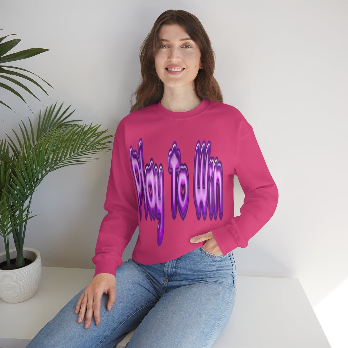 Play To Win | Crewneck Sweatshirt - Sweatshirt - Totally Bri LLC