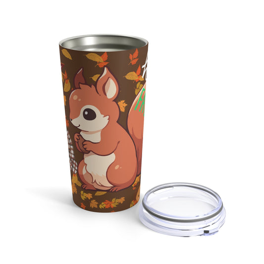 Squirrel Tumbler 20oz | Fall Cute Animal Drinkware - Totally Bri LLC