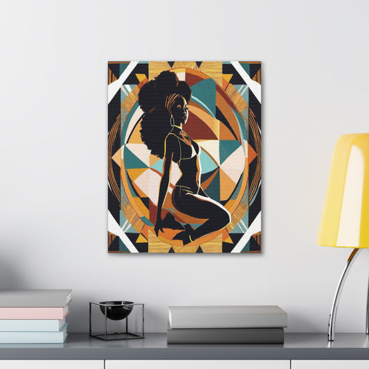 Abstract Afro Beauty | Canvas Gallery Wraps - Totally Bri LLC