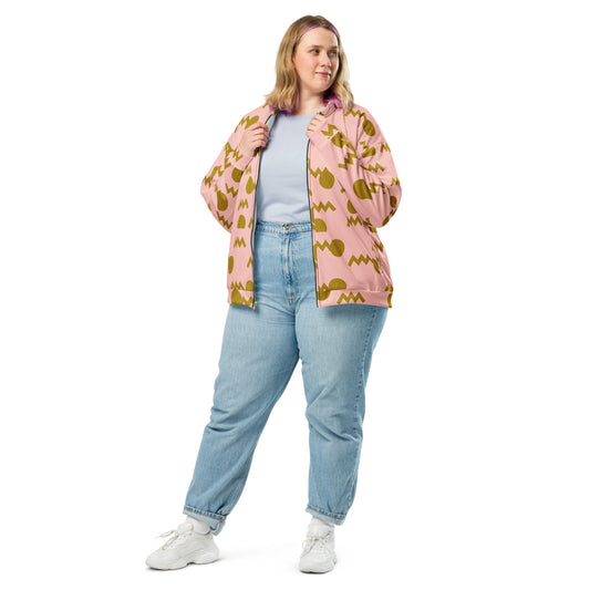 Abstract Pink | Bomber Jacket - Totally Bri LLC