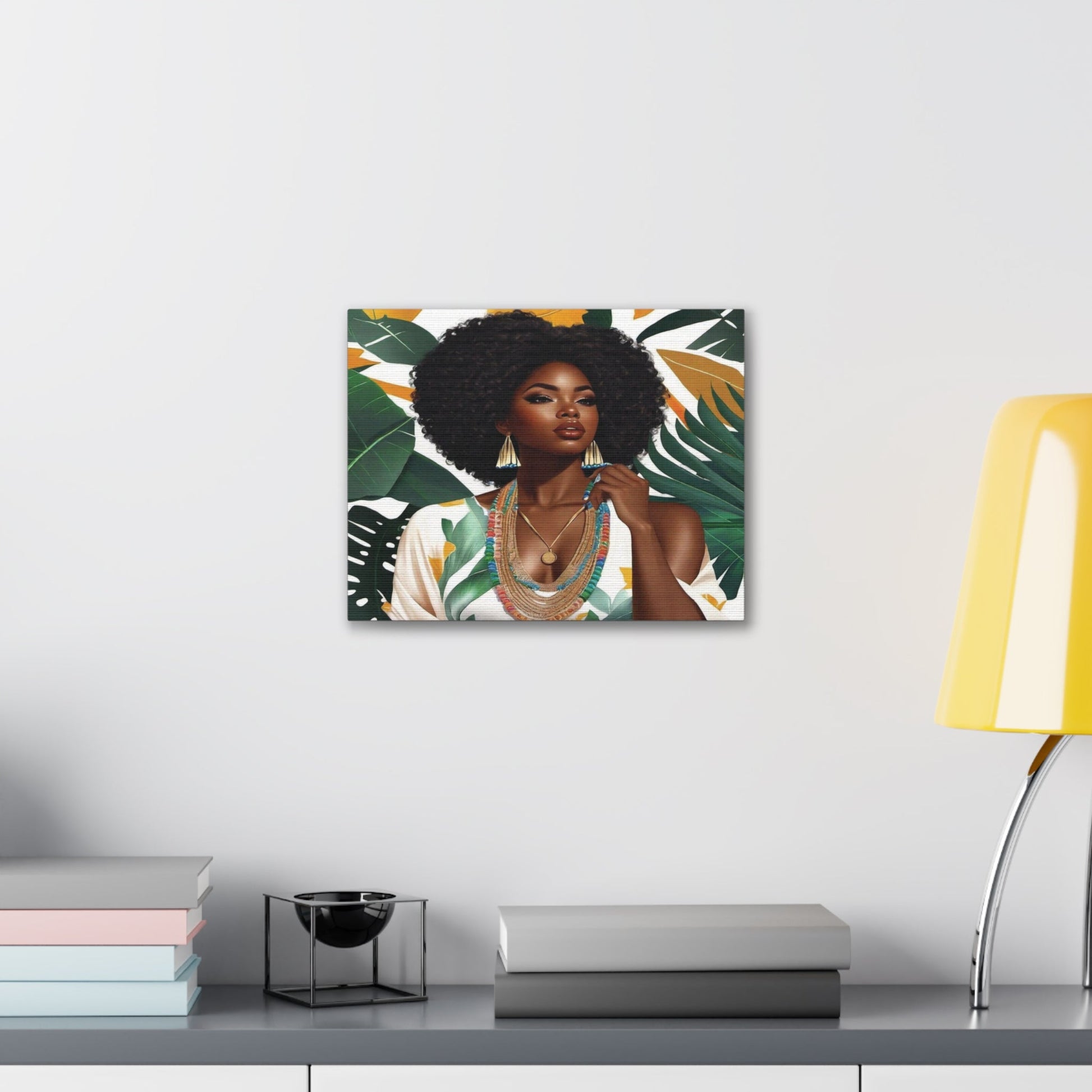 Afro Chic | Black Girl Art | Canvas Wraps - Totally Bri LLC